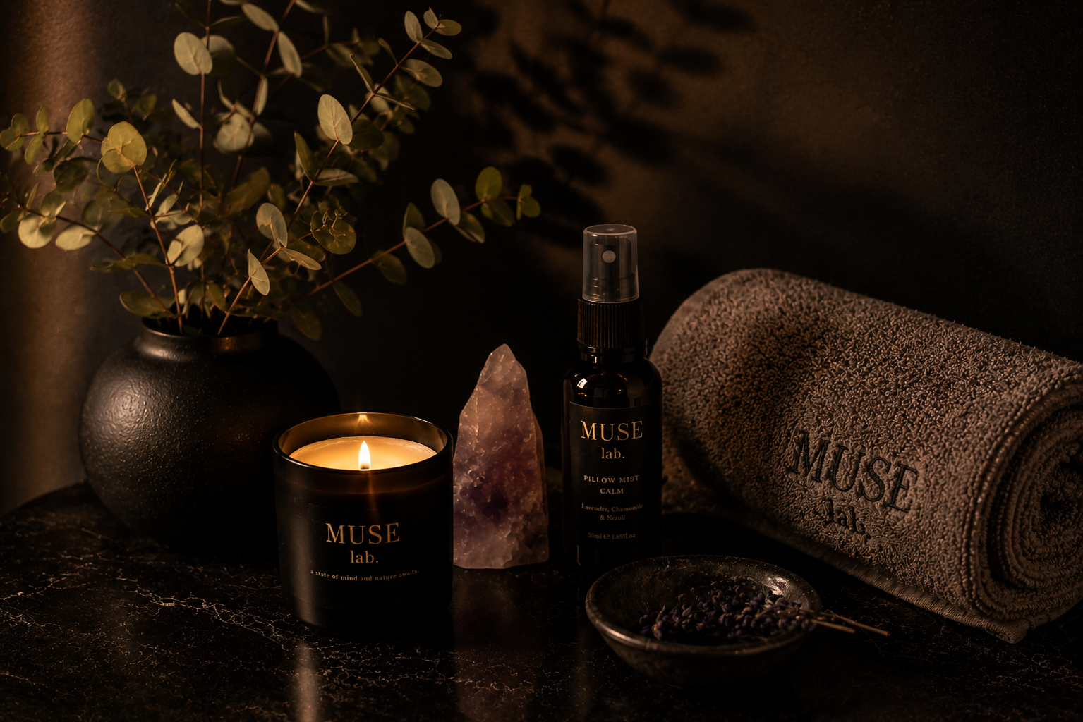 Muse Lab Spa Glasgow reception and interior